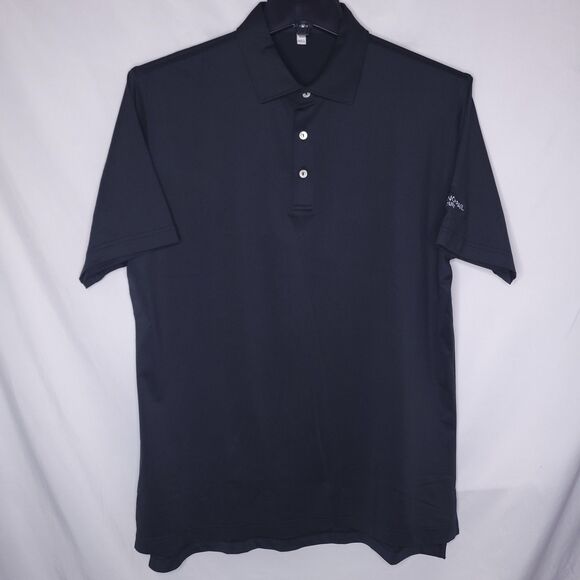 Peter Millar Other - Peter Millar Summer Comfort Polo Shirt Mens Medium Black Short Sleeve